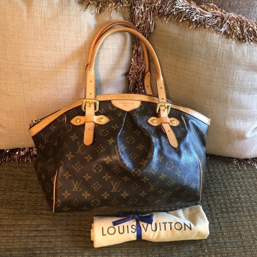 Louis Vuitton Brown Coated Canvas Tivoli Iconic Monogram GM Large
